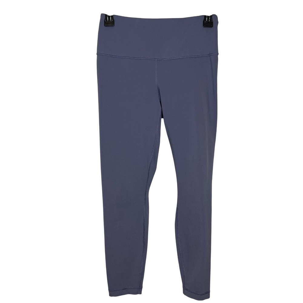 Yogalicious‎ Lux Crop Size Medium High Waisted Leggings Purple Periwinkle Blue